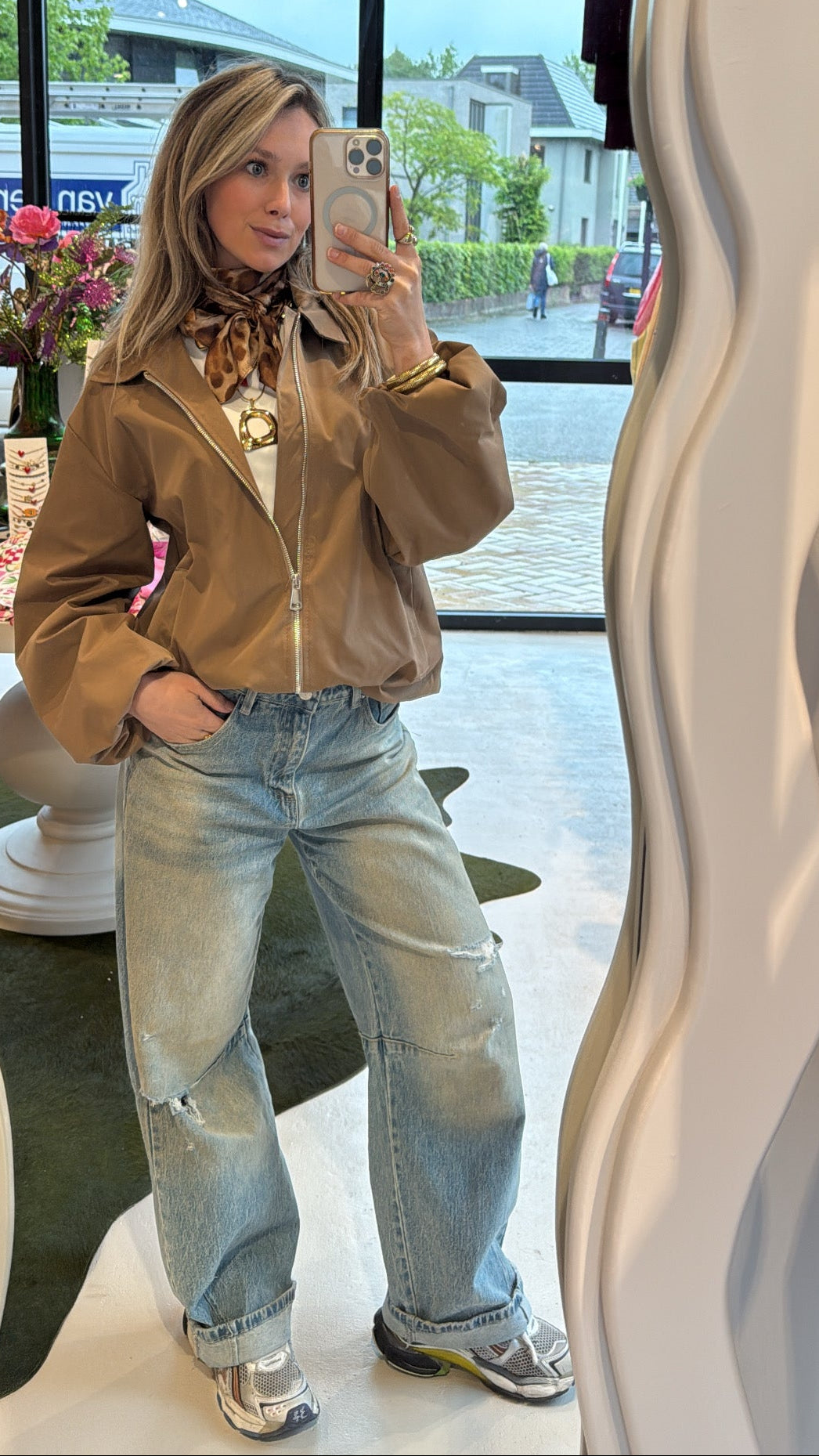 Bomber jacket - bruin