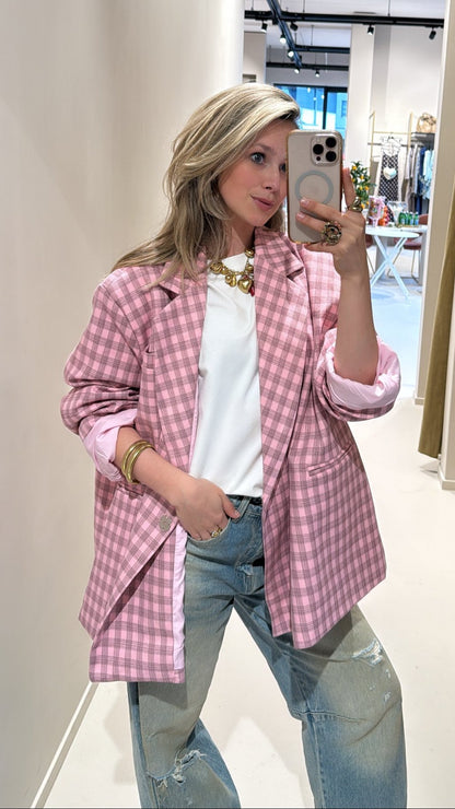 Oversized blazer pink