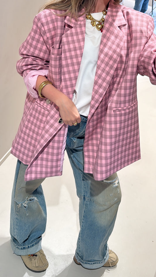 Oversized blazer pink
