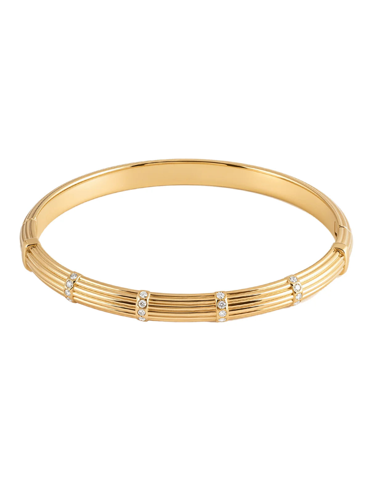 Bangle strass goud