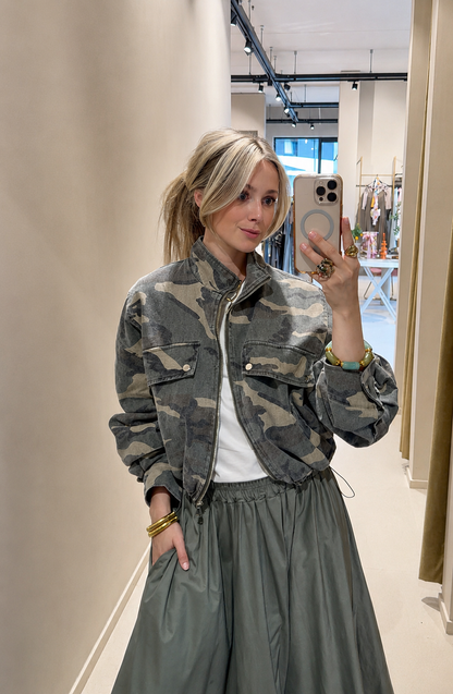 Camouflage jacket - denim