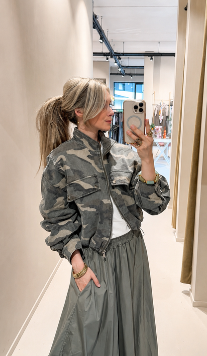 Camouflage jacket - denim