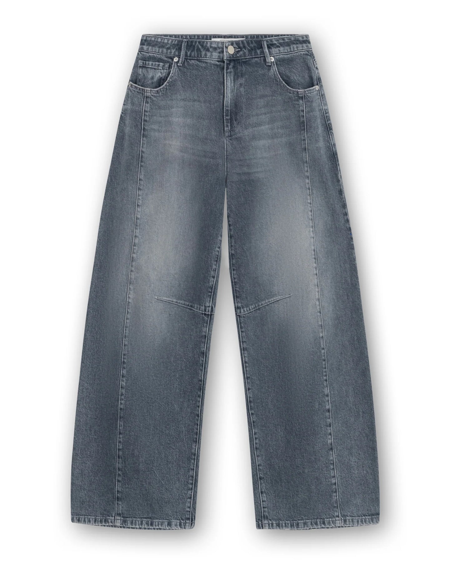 Homage - Bowie extra wide barrel jeans with cutseams