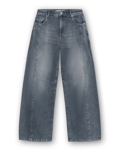 Homage - Bowie extra wide barrel jeans with cutseams