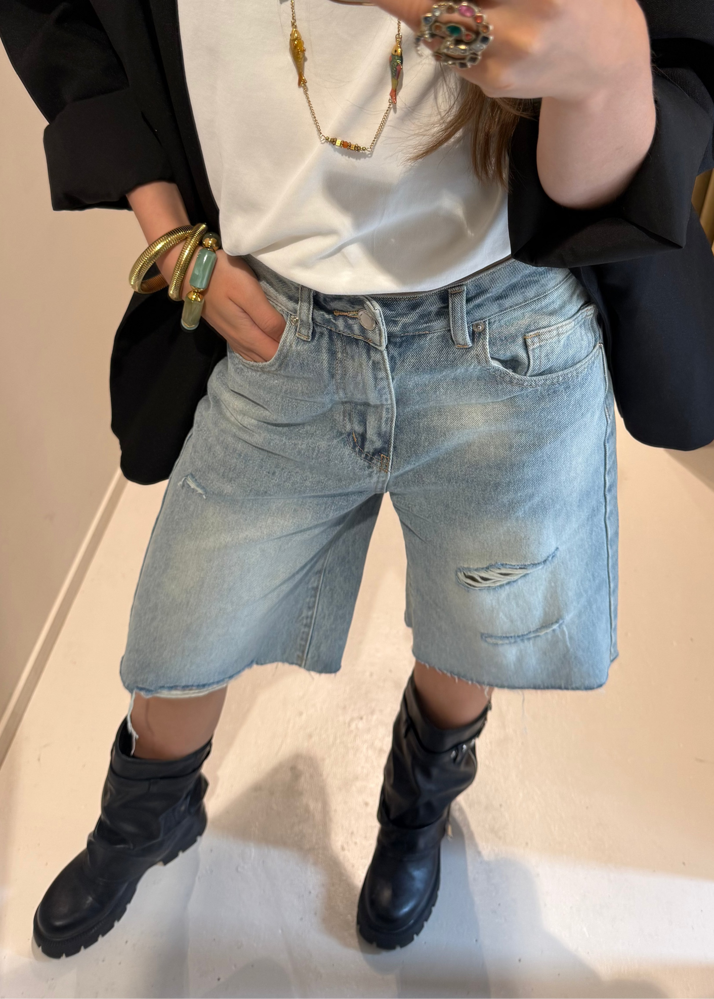 Denim short