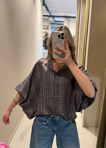 Wide sleeve blouse