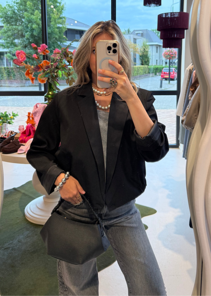 Blazer kort - Alice zwart