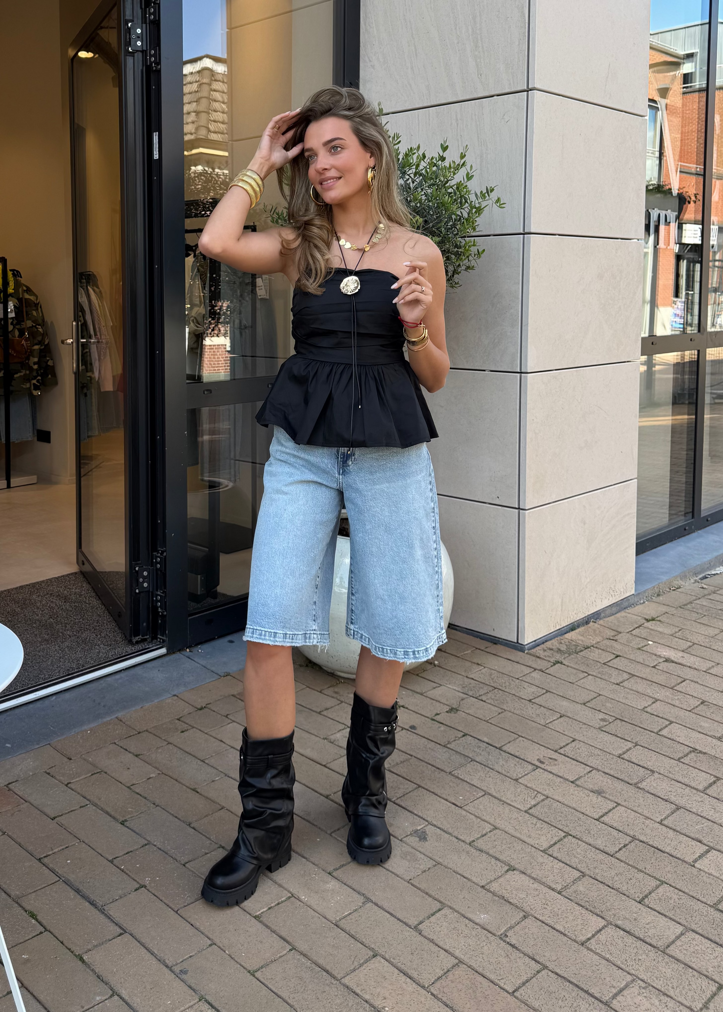 Denim jort