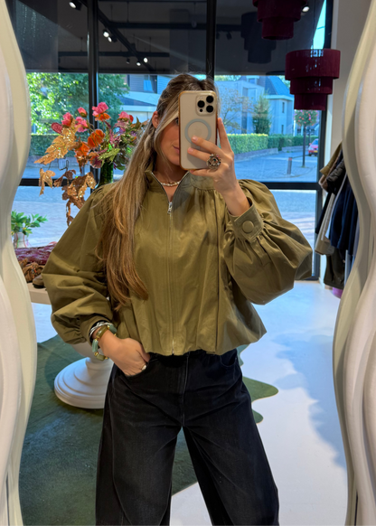 Balloon jacket - khaki