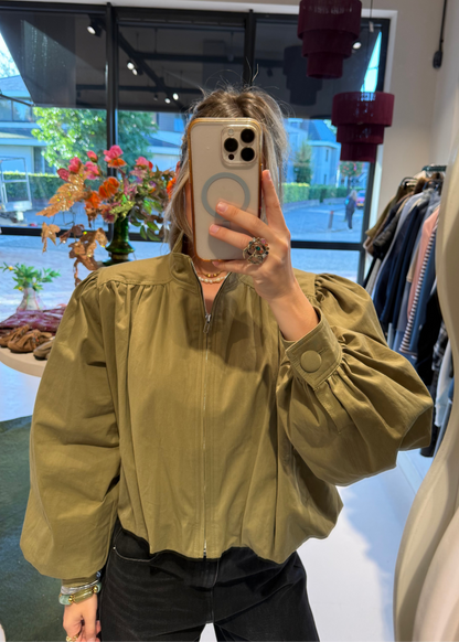 Balloon jacket - khaki