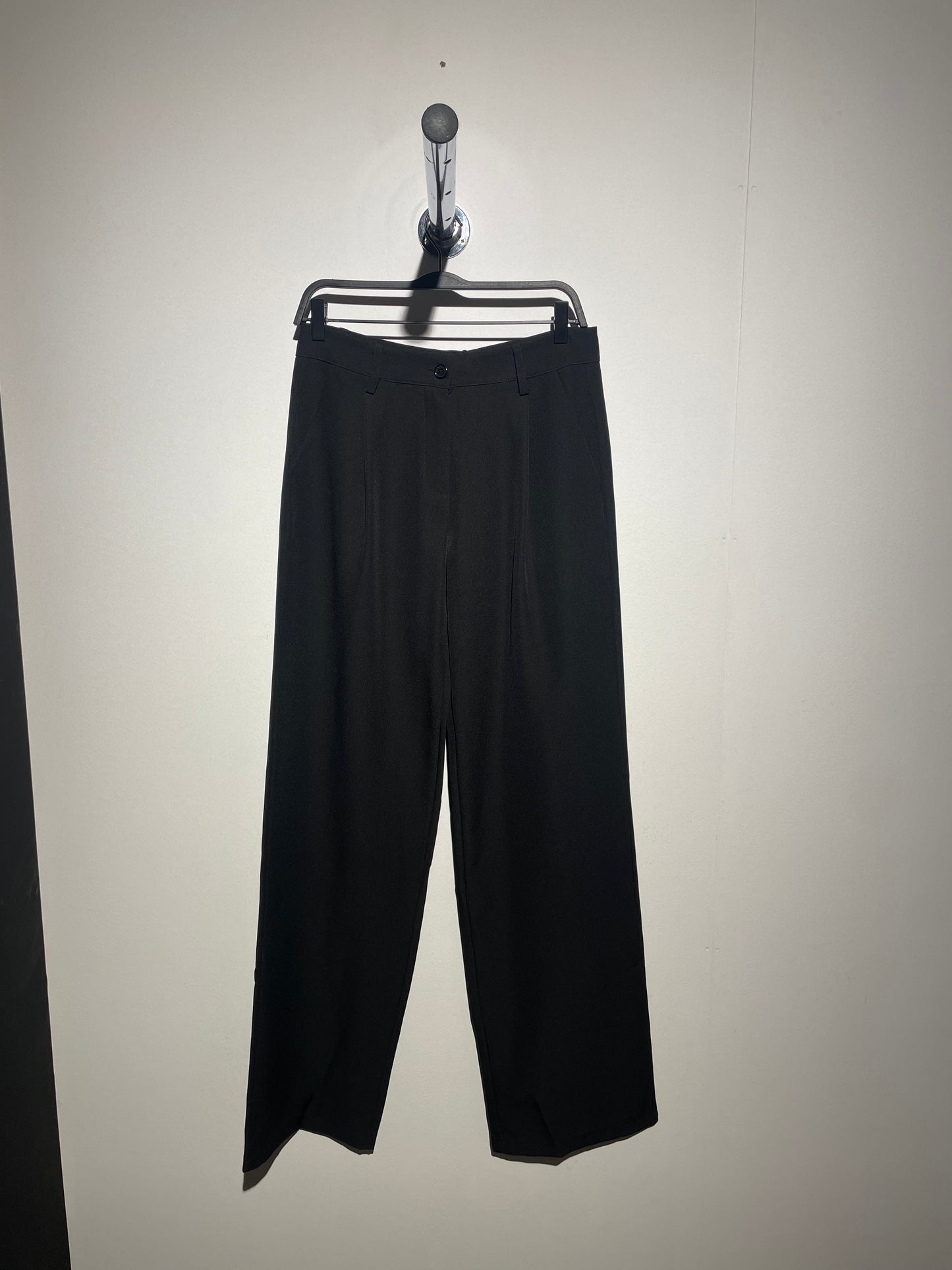 Eight paris pantalon straight fit zwart