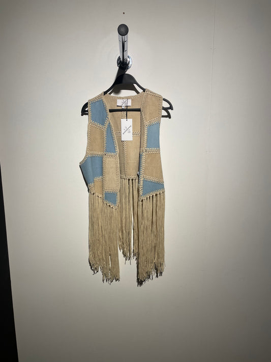 JS fringe gilet