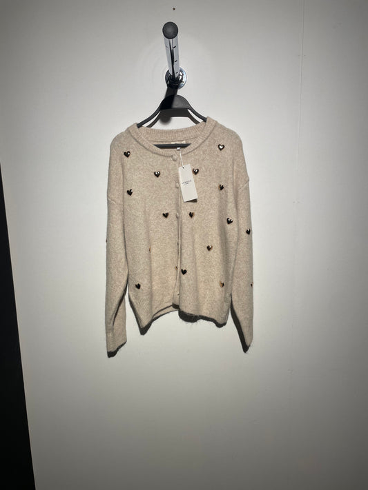 Knitted hart vest