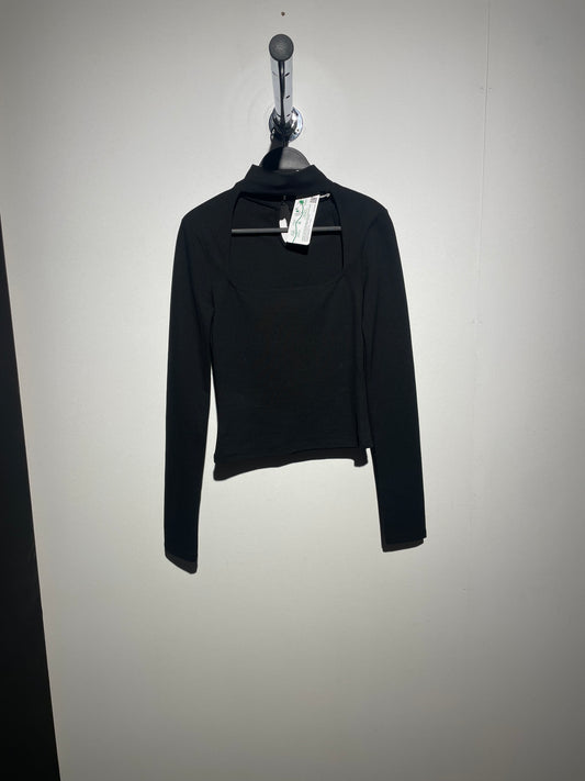 NA-KD square neck chocker detail top