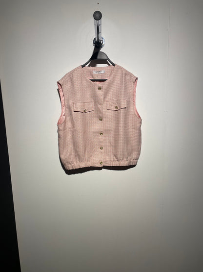 Tweed jasje mouwloos