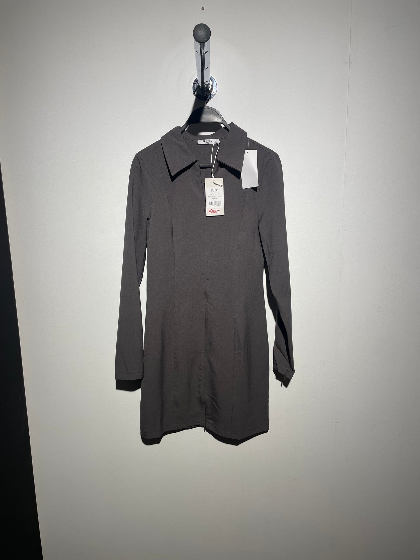 NA-KD zip mini dress
