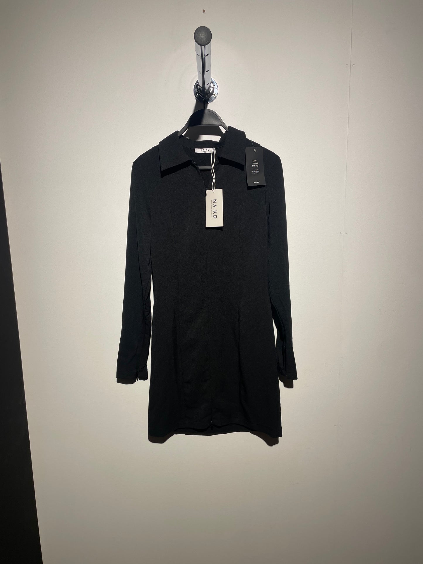 NA-KD zip mini dress