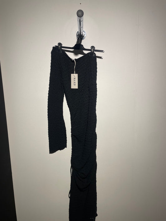 NA-KD one shoulder structured maxi dress