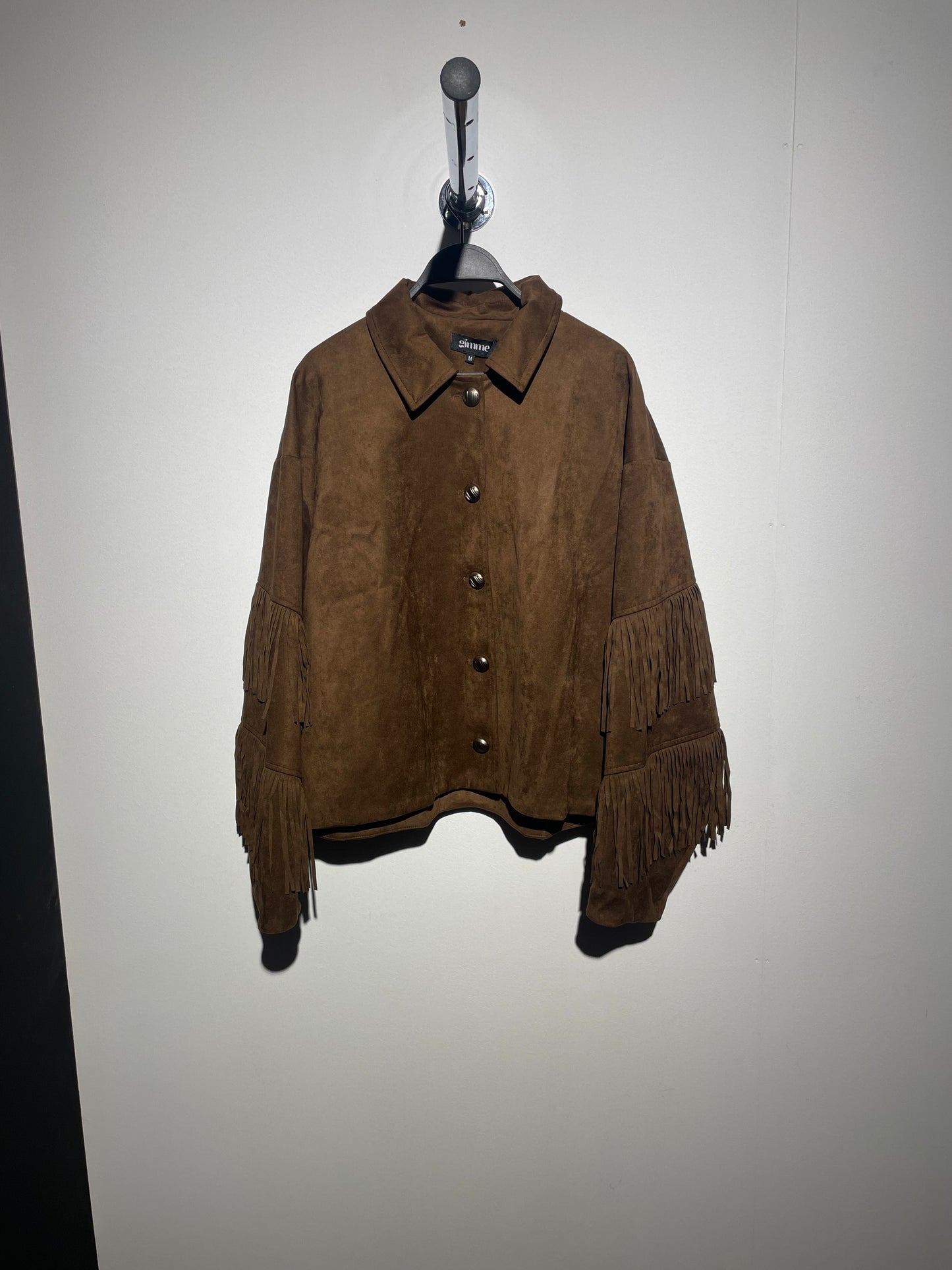 Suede fringe jacket