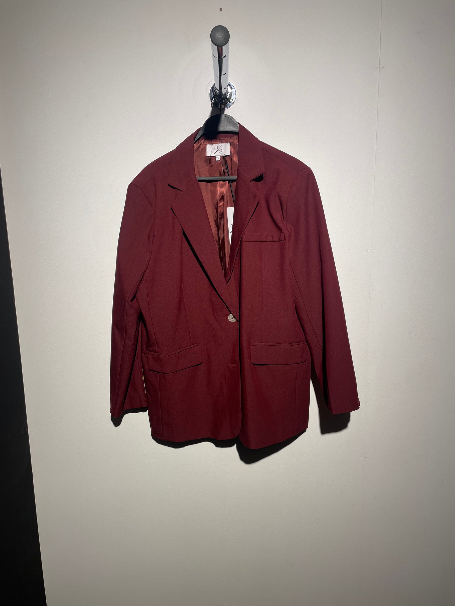 Oversized blazer bordeax