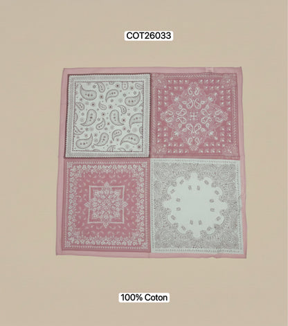 Scarf small bandana print vakken