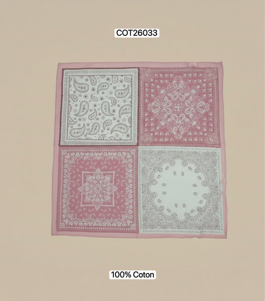 Scarf small bandana print vakken