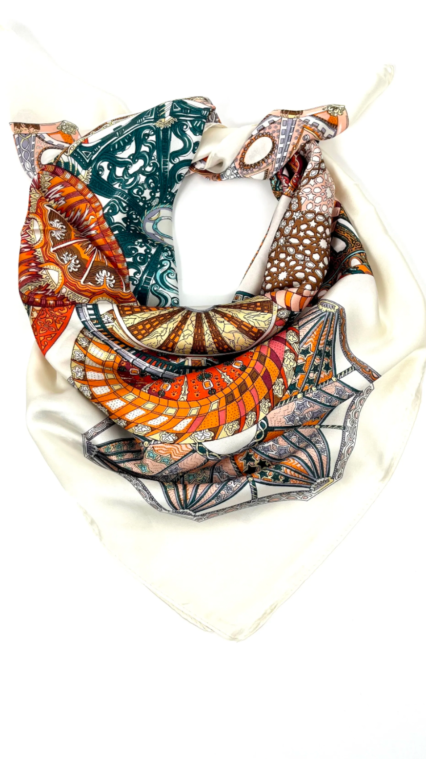 Satin scarf