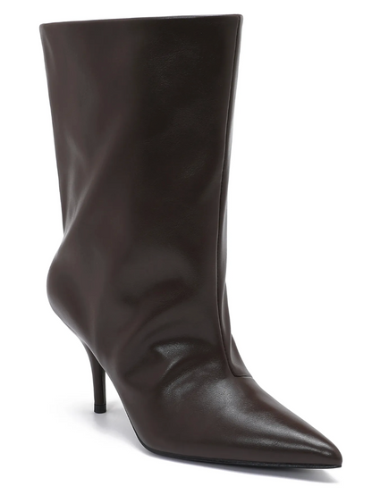 Vegan leather boots - bruin
