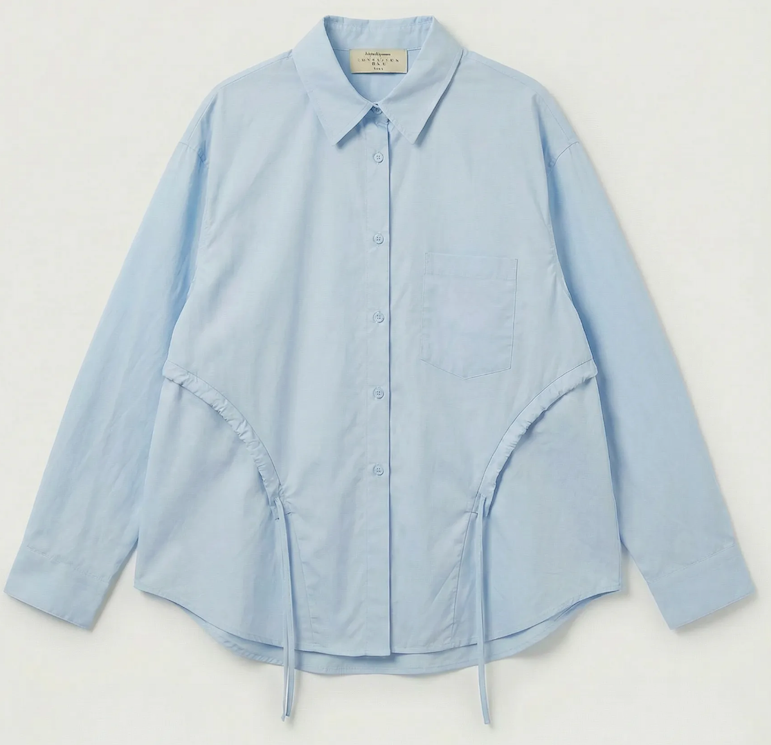 Oversized blouse met detail